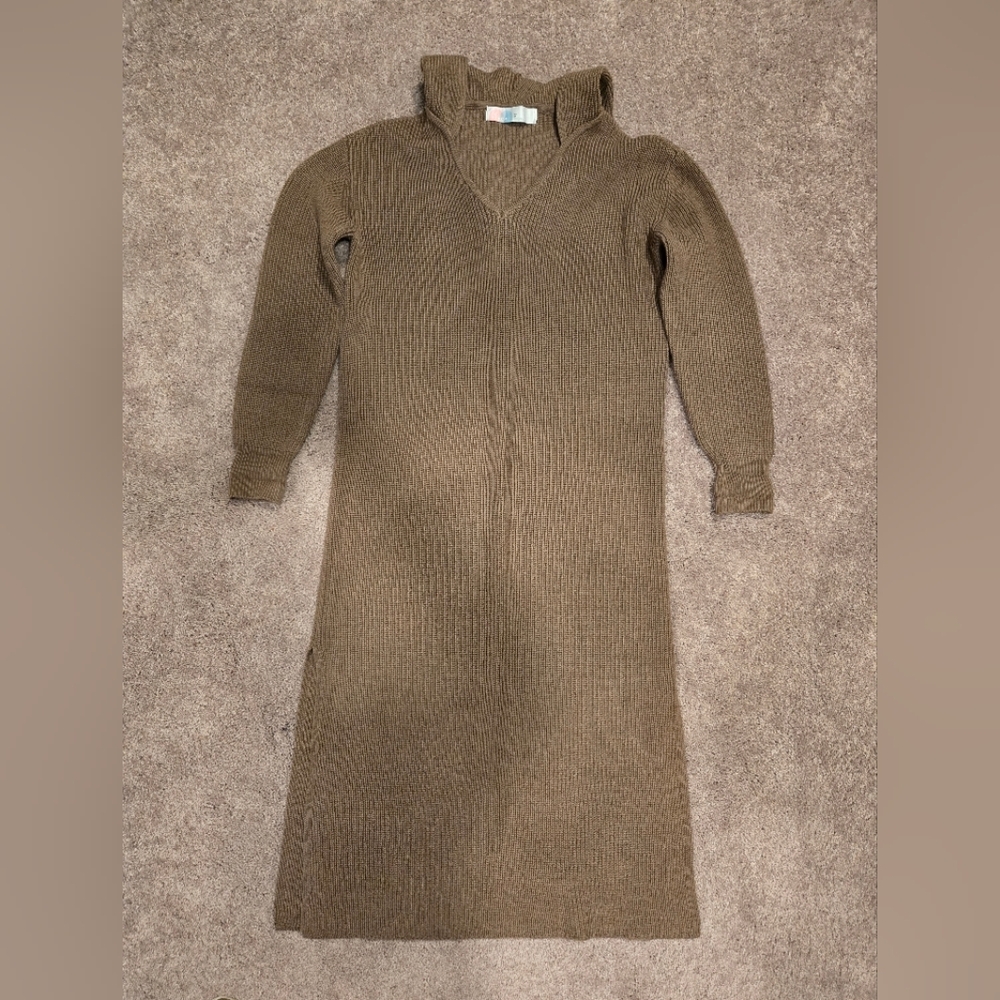 Free People Hooded Sweater Dress